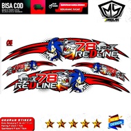 Sticker Striping Variasi Suzuki Smash 110 /Smash 110 R & Smash SR 110 |Decal Smash - Lis Smash - Str