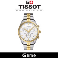 Tissot T101.417.22.031.00 Men's PR 100 Chronograph Steel Watch (2 Toned) T1014172203100