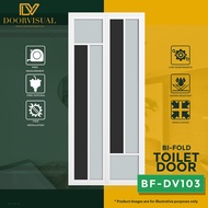 Aluminium Bi-fold Toilet Door Design BF-DV103 | BiFold Toilet Door Specialist Shop in Singapore