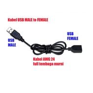 Usb male to female cable 1m 2M 3m 4m power extension cable connection
