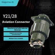 ViegoZoe 1Pcs Male Female Cable Joint Connector 2/3/4/5/7/10/14/16 Pin YP21 21mm Aviation Plug Aviat