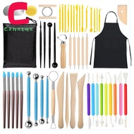 [LA19REA]53Piece Clay Tool KitClay Sculpting Tools Pottery Tool Kit Polymer Ceramic Air Dry Clay Too
