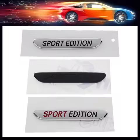 3D Car Styling SPORT EDITION for A B C E S M V G R Class ML350 ML500 E320 E350 car Fender trunk Rear