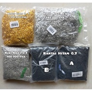 HITAM Black Chain 0.7 Black Chain 0.7 Black Chain 07 Nickel Chain Nickel Fill +/-100 Meter Chain Ova