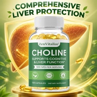 ZenVitalize Choline Supplement - Supports Liver Health and Promotes Cognitive Function