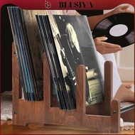 [Blesiya] Vinyl Records Storage Holder Desktop Multifunctional Minimalist Vinyl Records Organizer fo