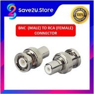 【Ready Stock】BNC Male to RCA Female Connectors RG59 CCTV Connector BNC Adapter for Security Camera S