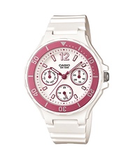 CASIO Standdard นาฬิกาผู้หญิง สายเรซิ่น รุ่น LRW-250H-4AV - สีขาว