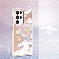 三麗鷗 Samsung 23系列軍規防摔合金框鏡面手機殼-小紳士大耳狗