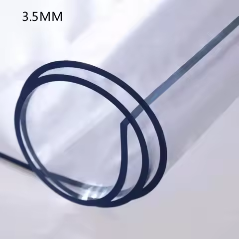 Soft Glass Table Cloth soft PVC Transparent Tablecloth Waterproof Rectangular Table Cover Pad Kitche