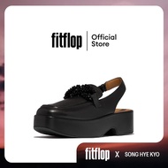 FITFLOP F-LUMA BEADED-CHAIN SLINGBACK รองเท้าโลฟเฟอร์ผู้หญิง รุ่น E6A