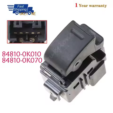 84810-0K010 84810-0K070 For Toyota Hilux Vigo 2004-2011 Passenger Side Power Window Control Switch B