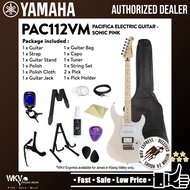 Yamaha PAC112VM Pacifica Electric Guitar HSS with Alder Body Maple Fingerboard - Sonic Pink (PAC112 