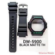 bip strap Aksesori ❁CASIO G-SHOCK BAND AND BEZEL DW5900 100% ORIGINAL