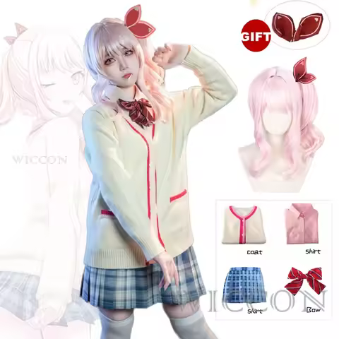 Game Anime Project Sekai Colorful Stage Akiyama Mizuki Cosplay Costume Girls Daily Costume Pink Wig 