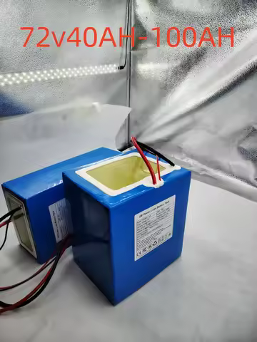 GLT 72V 40Ah -100AH Lithium Battery Pack Li ion For Electric motorcycle 5000W Kit with 72V BMS + 5A 