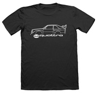 Audi | AUDI Audi Quattro T Shirt Perfect Inspired Gift  AUDI Driver Shirt Mens Summer Breathable Clo