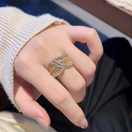 Hollow Lace Ring Retro Simple Diamond Lace