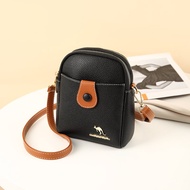 handphone sling bag Mobile Phone Bag for Women2022New Fashion All-Match Summer Popular Soft Leather Crossbody Bag Should