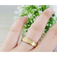 Coin ring, couple engagement wedding ring
