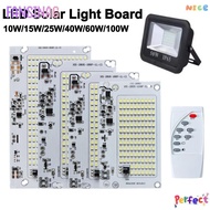 FANSINAG 1Pcs LED  Light Board, 10W/15W/25W/40W/60W/100W White Light LED Lamp Chips, with Remote Con
