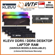 Klevv Crass Bolt Performance Series DDR4 UDIMM SODIMM 8GB 16GB 32GB 64GB Desktop PC Laptop RAM Memor