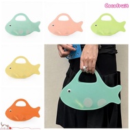 COCOFRUIT Jelly Handbag, Fish Shape Candy Color Transparent Handbag, Creative PVC Material Cartoon H