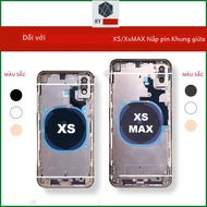 Ốp Lưng Pin iPhone X/XS/XS Max Có Khay SIM Khung Giữa Và Nút Bên Tương Thích Với iPhone XR