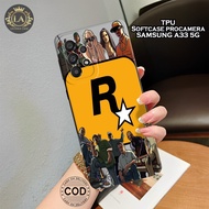 HP Latest Samsung A33 5G Case - GTA Fashion Case - Samsung A33 5G Softcase - Pro Camera Case - Lates
