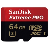 SanDisk Extreme PRO 64GB UHS-I/U3 Micro SDXC  Speeds Up To 95MB/s SDSDQXP-064G