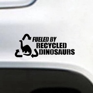 Fueled Car Bumper Stickers By Recycled Dinosaurs