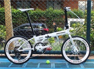 Hachiko Shimano HA-04 20-inch Foldable Aluminium Bicycle | Exclusive SG Hachiko Distributor | Free B