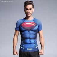 ☈♞ Rashguard Super T-Shirt Men 39;s Short Sleeve Compression Tight Fitness Gym Sports Digital Printing Running Tracksuit Hero Jerseys