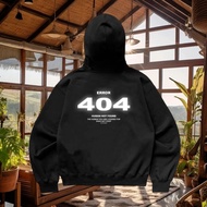 Error 404 Human Not Found Gadabang Hoodie Boxy Oversize Sablon Menyala ReflectiveS-5XL