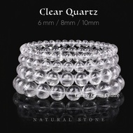 Clear Quartz Stone Bracelet natural Stone