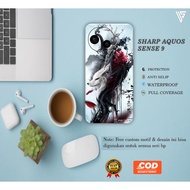 SHARP AQUOS SENSE 9 HANDPHONE GARSKIN FREE CUSTOM CONTENTS 2 PCS