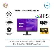 Dell Pro 24 Monitor - E2425HM (1920x1080, FHD, IPS, 100Hz, VGA/ HDMI/ DP)