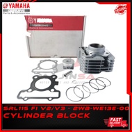 YAMAHA CYLINDER BLOCK SRL 115 FI V2 V3 2WB-WE13E-00 LAGENDA 115 CYCLINDER KIT 100% ORIGINAL
