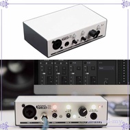 [SimhoabeMY] 2 Channel USB Audio Interface Analog Preamps for Vocalists Podcast Producers