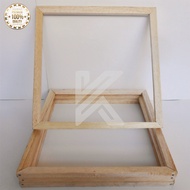 Spanram Lukis 30x30 cm Bingkai Kanvas