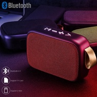 G2 Speaker Bluetooth Mini Portable Music Box Speker Aktif Blutut Super Full Bass Radio Spiker Subwoofer Cocok Untuk Mic Microphone Mike Mice Headset Headphone Earphone Murah Termurah