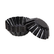 [CHEFMADE] 12 Pcs Non-stick 3inch Tart Pan Set Sunflower Tart Mold Baking Tray for Egg Tart Pudding 