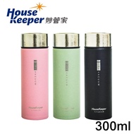 妙管家 真空斷熱頂級純鈦保溫杯300ml(灰綠) HKTI-30GN