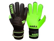 HARA Sports ถุงมือผู้รักษาประตู มีฟิงเกอร์เซฟ ถุงมือประตู ถุงมือฟุตบอล รุ่นGL05 สีดำชมพู/เขียว