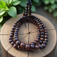 Grade A Agarwood Prayer Beads 8mm Kalimantan Agarwood Original Agarwood Prayer Beads Fragrant Agarwo