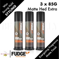 Fudge Matte Hed Extra 85g (Choose Options) - Strong Hold Texture Paste Wax Styling Clay Roughman Dry