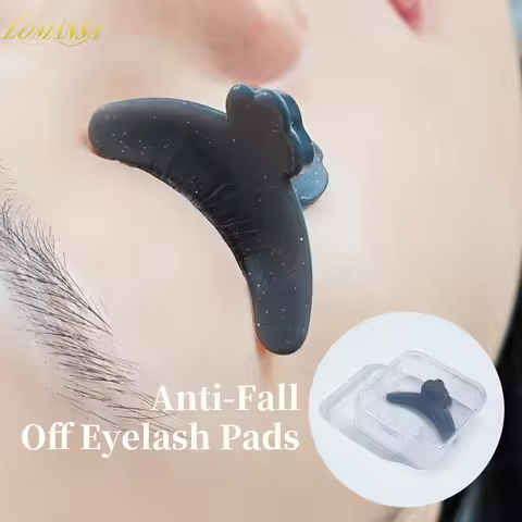 Lomansa 1PC Lash Lift Revise Pad Silicone Anti-Fall Off Eyelash Pad Lash Lift Ribbon Reusable Eyelas
