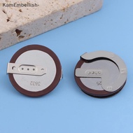 KamEm 1pcs/lot VL2020 2020 3V VL2020/HFN Rechargeable Battery  With Legs 90 Degrees 105 Degrees 180 