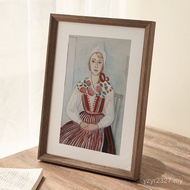 Solid Wood Picture Frame 8k Picture Frame Large Photo Frame Sketch Mounting 4k Hanging Modern Wall D