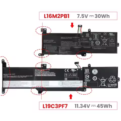New L19C3PF7 5B10X02607 5B10X02599 Laptop Replace Battery For Lenovo IdeaPad 3 14ITL05-81X7 V14 V15 